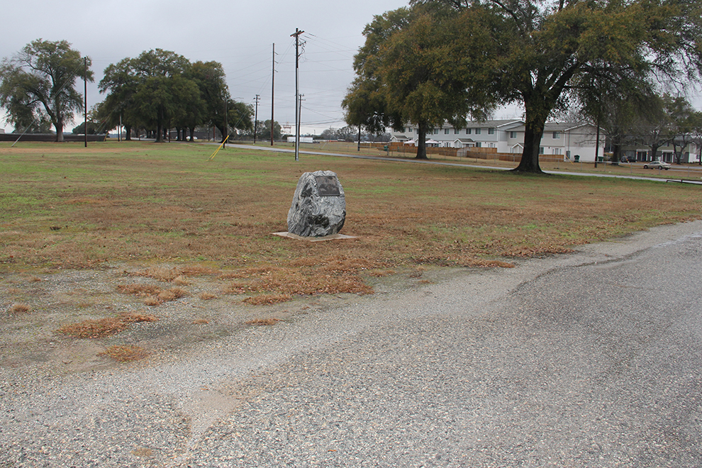 Rock Monument on 20 Jan 2012- the day it was moved from the old National Infantry